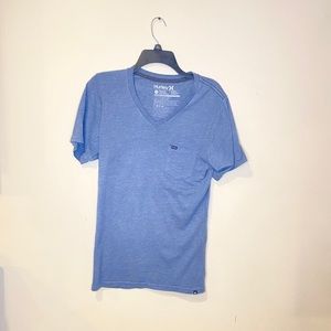Hurley Blue Premium Fit V-Neck T-Shirt